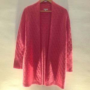 Cortland Park Pink 100% Cashmere Sweater sz M